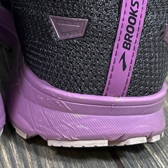 Brooks Revel 5 Women Running Jogging Shoes Sneakers Sz 12 Gray Purple Walking - Picture 5 of 10